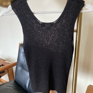Sophisticates by Jonathan Martin poly sweater tank size L